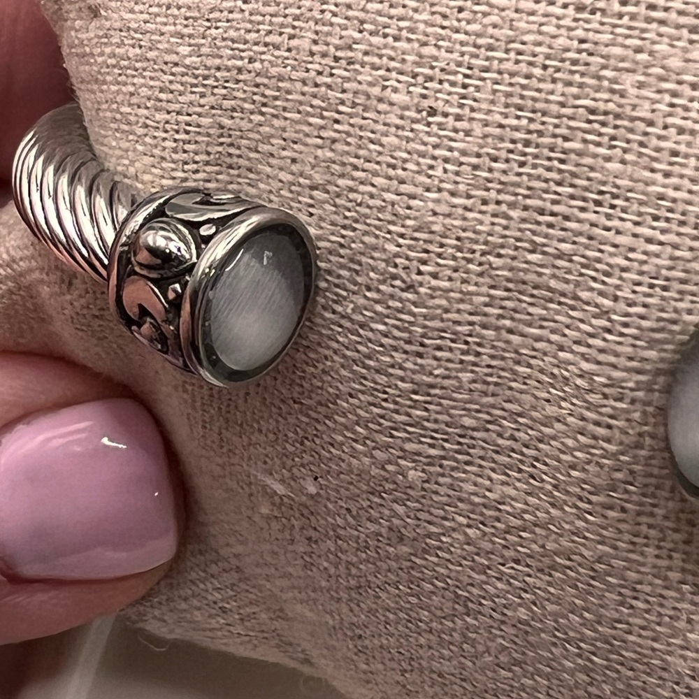 Greystone Cable Twist Bangle Bracelet - Picture 7 of 9